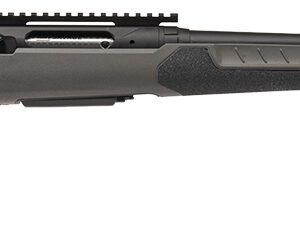 Black Savage bolt-action rifle with synthetic stock