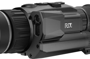 Black RX thermal imaging monocular with large objective lens