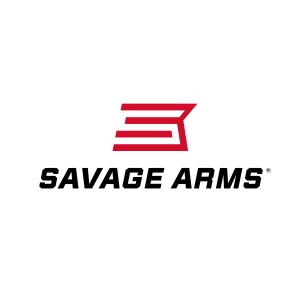 Savage Arms red emblem and black wordmark