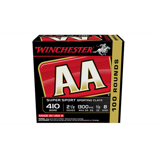 Winchester AA 410 bore shotgun shell ammunition box