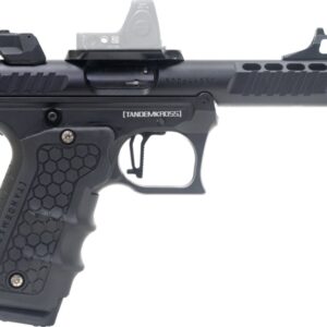 Black TandemKross .22LR competition pistol with red-dot sight