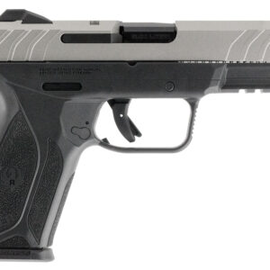 Ruger 9mm semi-automatic pistol on white background