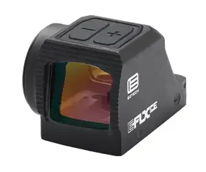 Black FALKE reflex sight with tinted lens