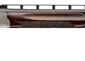 Wood-stock over-under shotgun with ventilated rib
