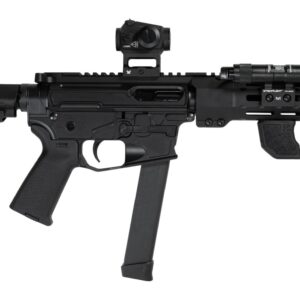 Shark Coast Tactical Sneeky Pete Deluxe 9mm Luger AR Pistol, 5.5" Barrel, Red Dot