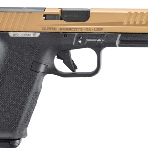 Ruger 9mm Luger pistol with tan slide