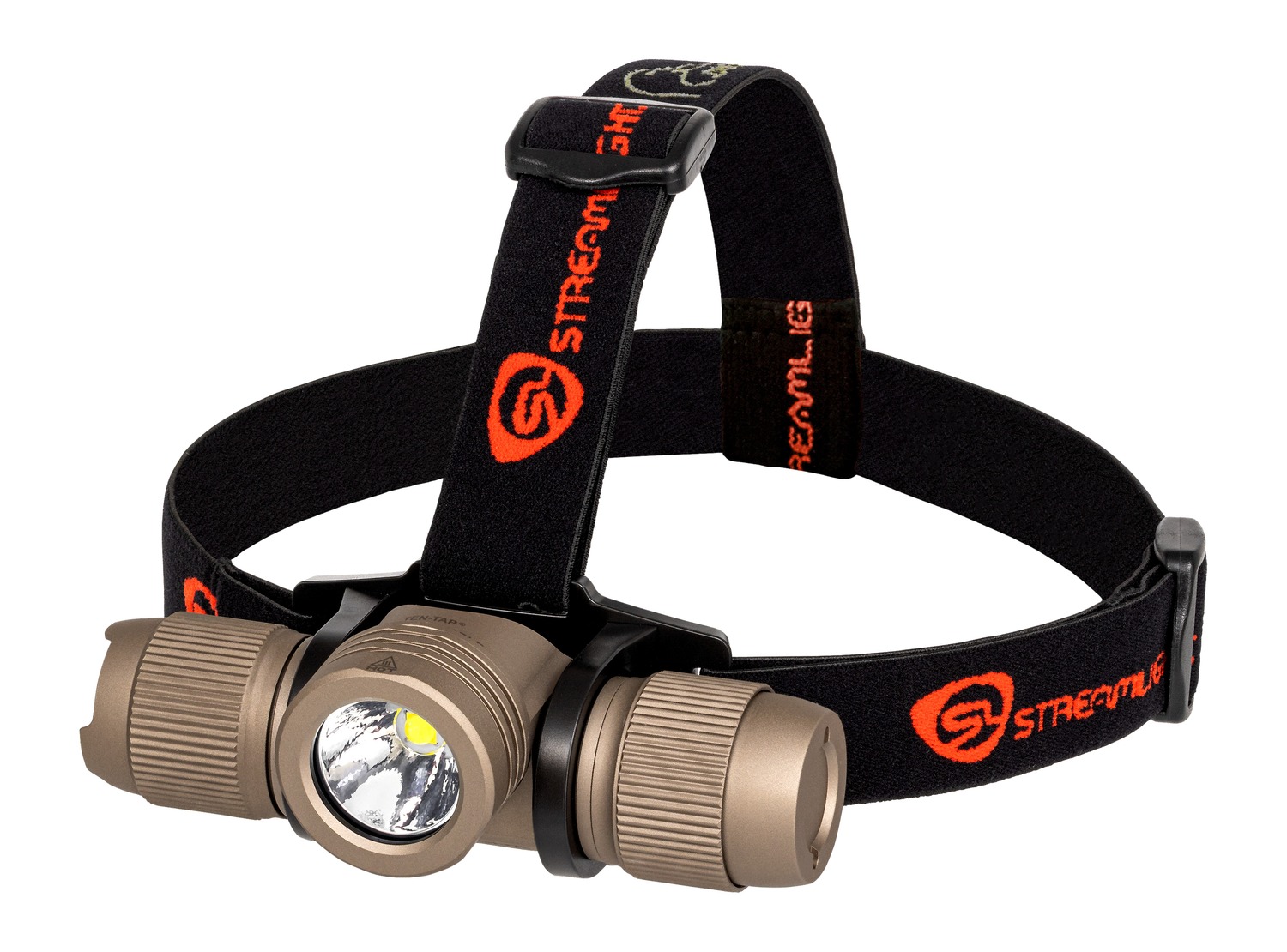 Streamlight headlamp with adjustable black elastic strap
