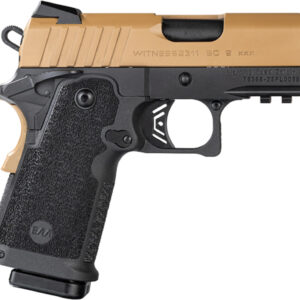Two-tone Witness 2311 semi-automatic pistol close-up