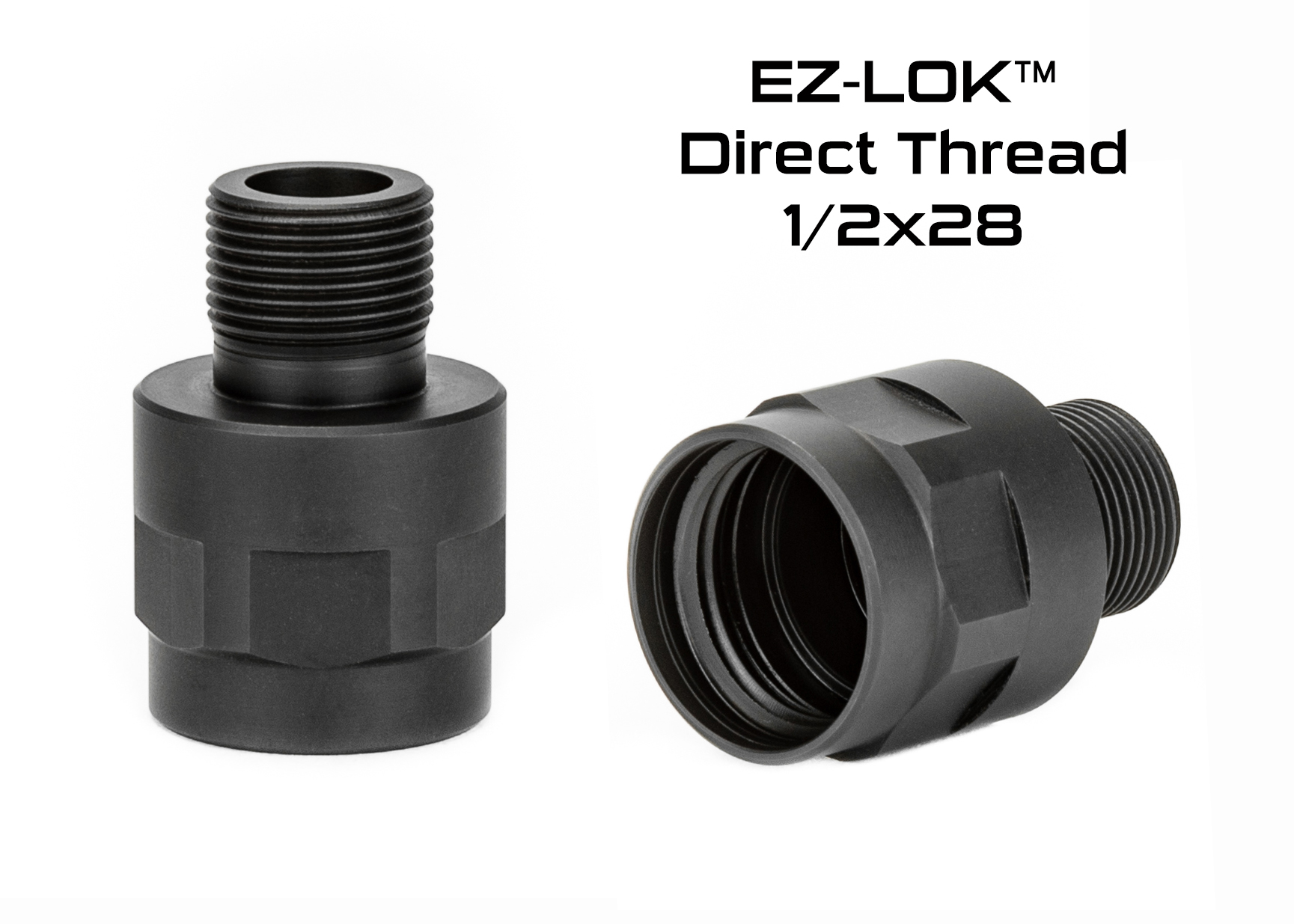 Griffin Armament Direct Thread to EZ-LOK Universal Adapter, 1/2×28
