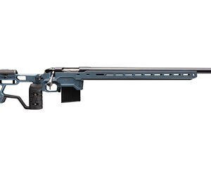 Precision bolt-action rifle with adjustable skeletonized stock
