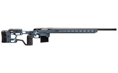 Precision bolt-action rifle with adjustable skeletonized stock