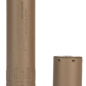 Two bronze cylindrical metal components on white background