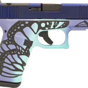Apollo Custom Glock 43X MOS 9mm Luger Pistol, 3.41" Barrel, 10+1, Madame Butterfly