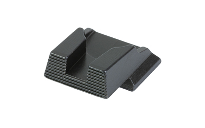 Black rubber wedge mount with raised triangular guides