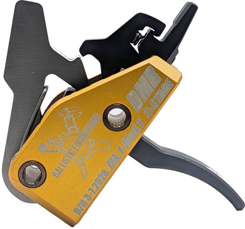 Gold and black archery release aid trigger