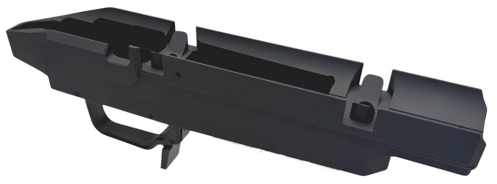 Black rifle receiver assembly with trigger guard