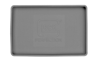 Gray Glock Perfection textured rectangular gun mat