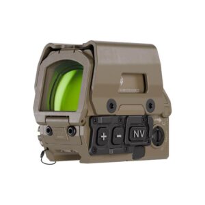 SIG Sauer ROMEO8T-AMR Shroud 1x40mm Red Dot Sight, Quad Ballistic Circle Dot 2.0, FDE