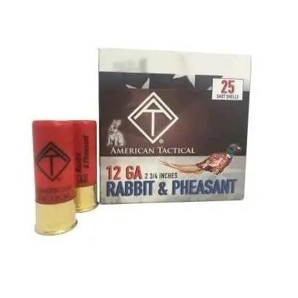 American Tactical 12-gauge Rabbit and Pheasant shotgun shells