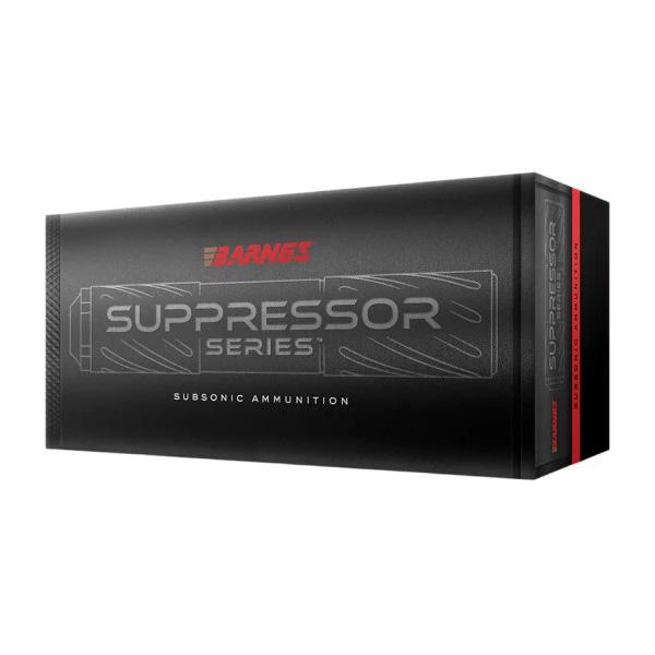 Barnes Suppressor Series subsonic ammunition box