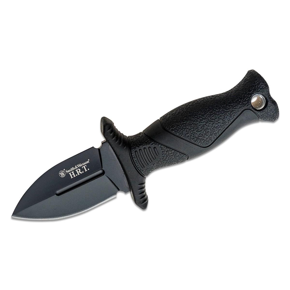 Black Smith & Wesson H.R.T. fixed-blade tactical knife