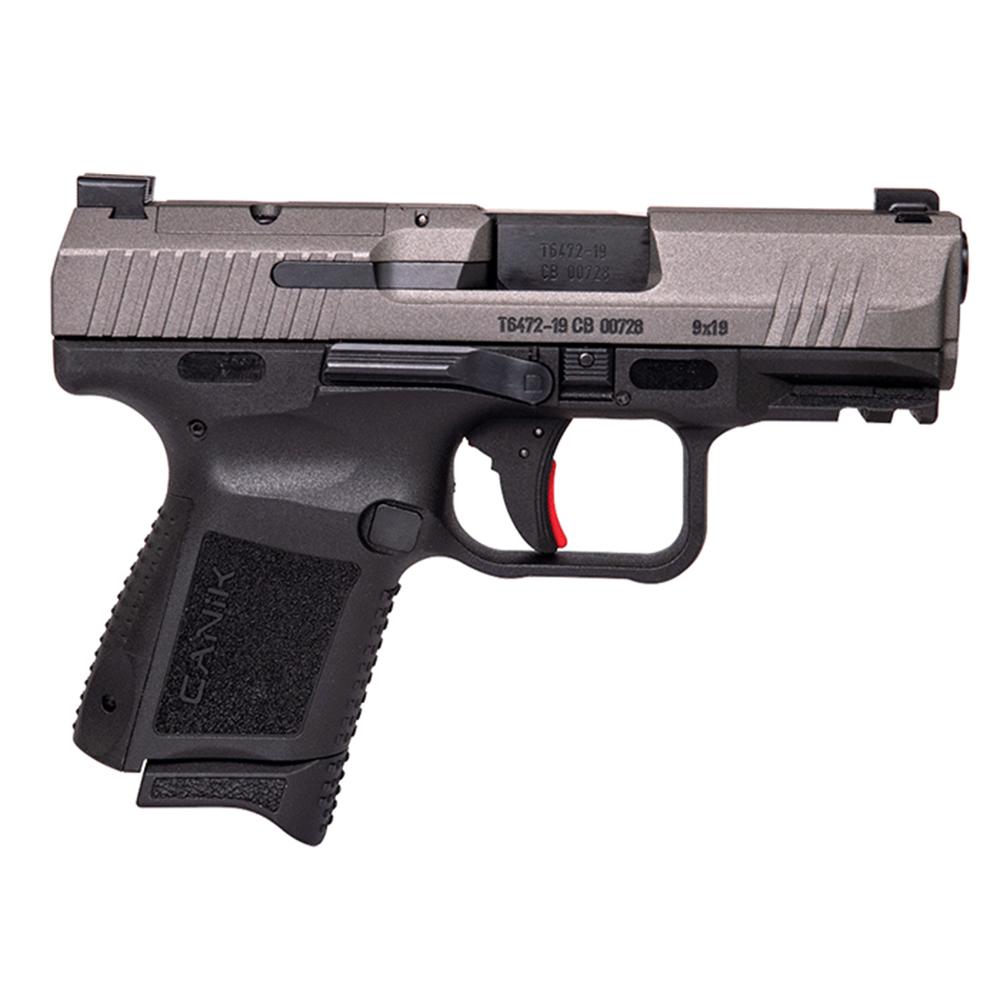 Canik 9mm semi-automatic pistol on white background
