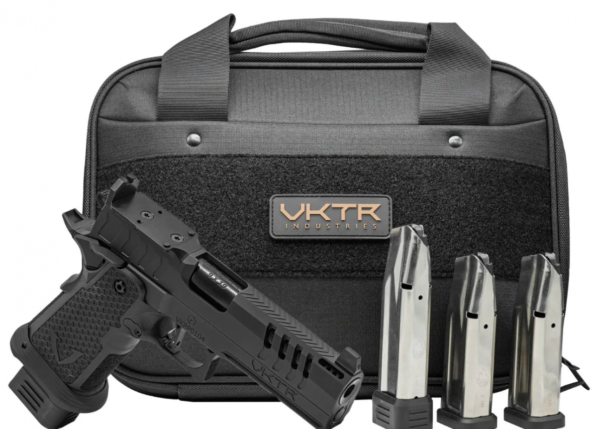 VKTR VKP Ported Double Stack 1911 Pistol, 9mm, 4.4" Ported Bull Barrel