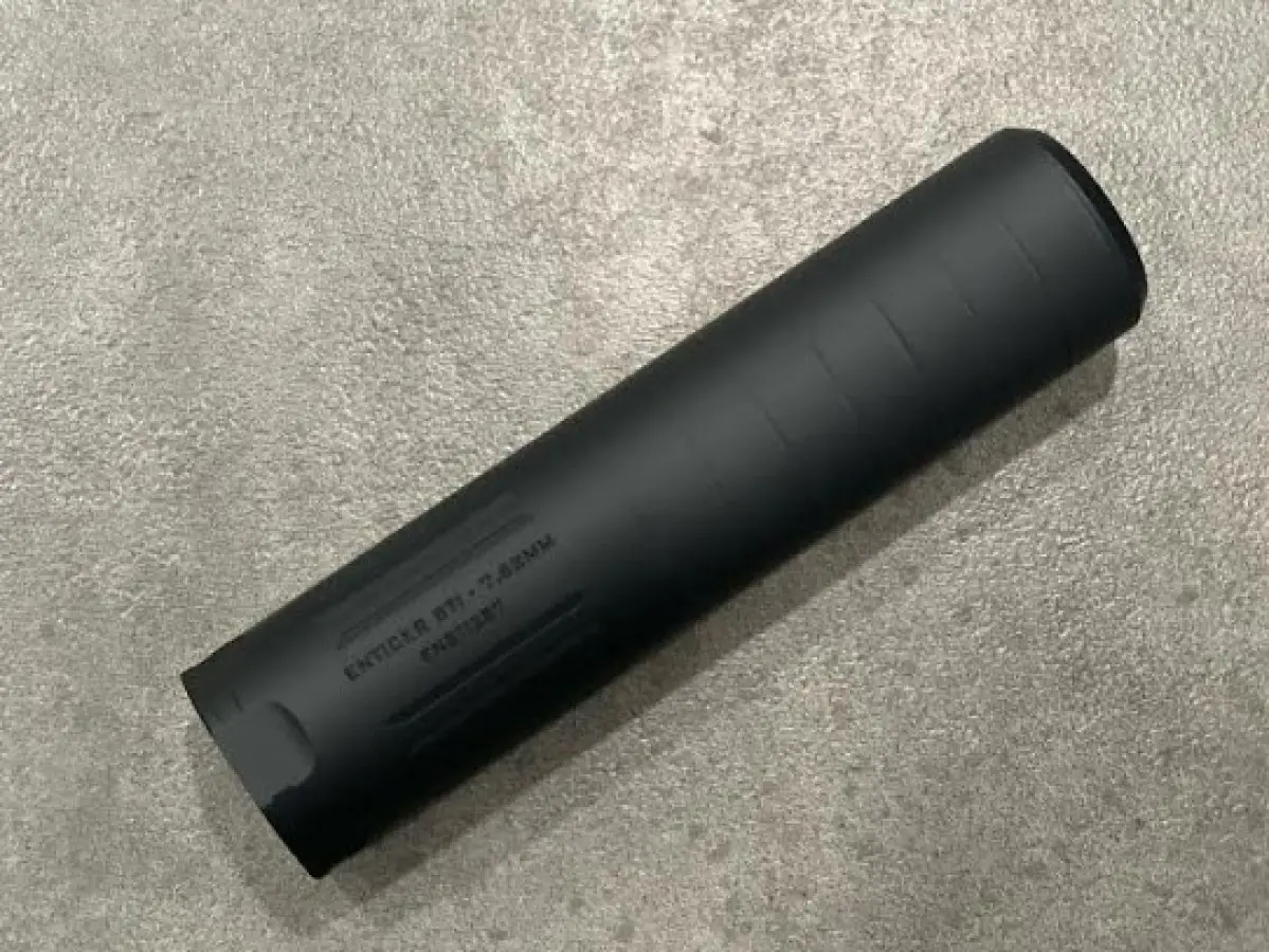 Diligent Defense Enticer S Ti 7.62 Titanium Suppressor, Black