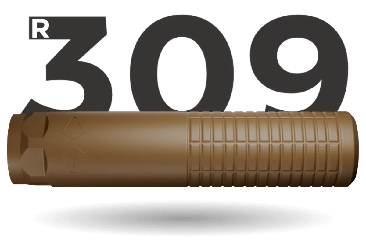 Exigent Defense RICO309 9mm and 300 Blackout Suppressor, 1.375x24 HUB, Coyote