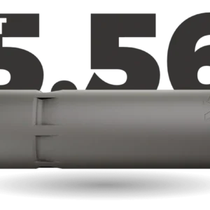 Exigent Defense FireTeam556 5.56 NATO Suppressor, 1.375x24 HUB, Raw