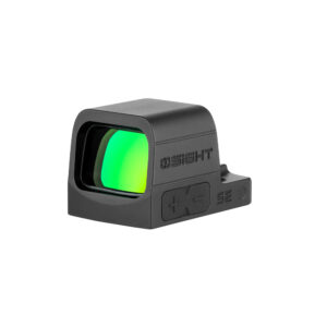 Black Holosun reflex sight with green-tinted lens