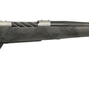 Carbon-fiber bolt-action rifle with long barrel
