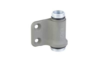 Stainless steel wall-mount pipe connector fitting