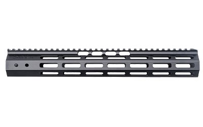 Black ventilated rifle handguard shown against white background