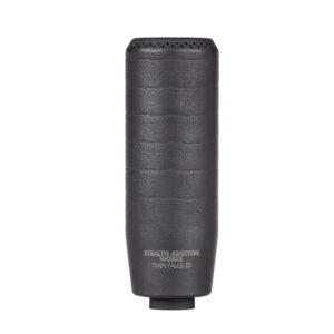 Stealth Additive Works Shiv 9mm Suppressor, 13.5×1 LH Direct Thread, Titanium, Black