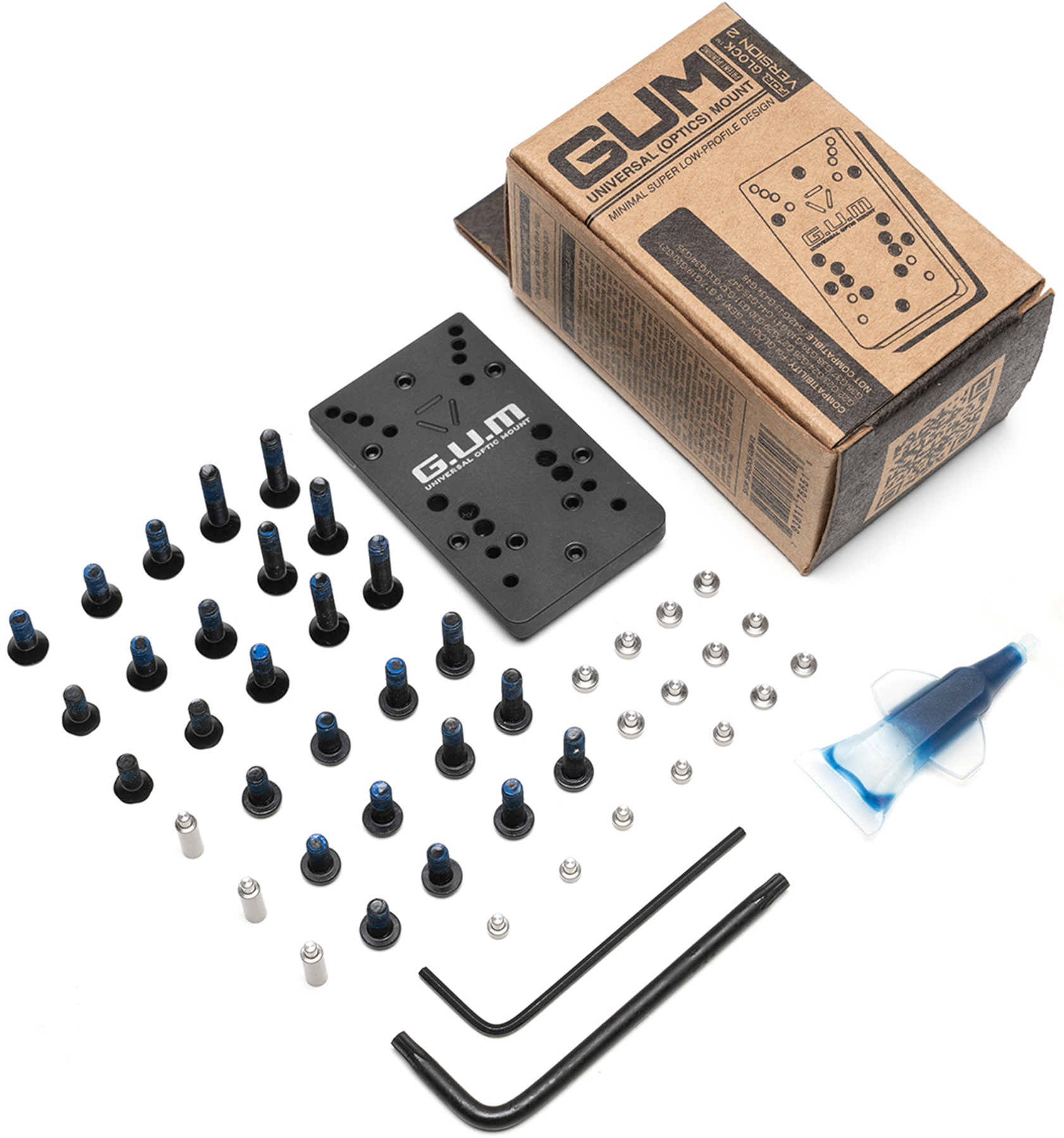 GL.iNet universal optics mount kit with screws and tools